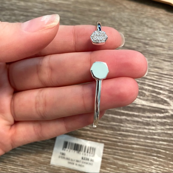 [SOLD] Davis Sterling Silver Bracelet In Diamond - Picture 4 of 6